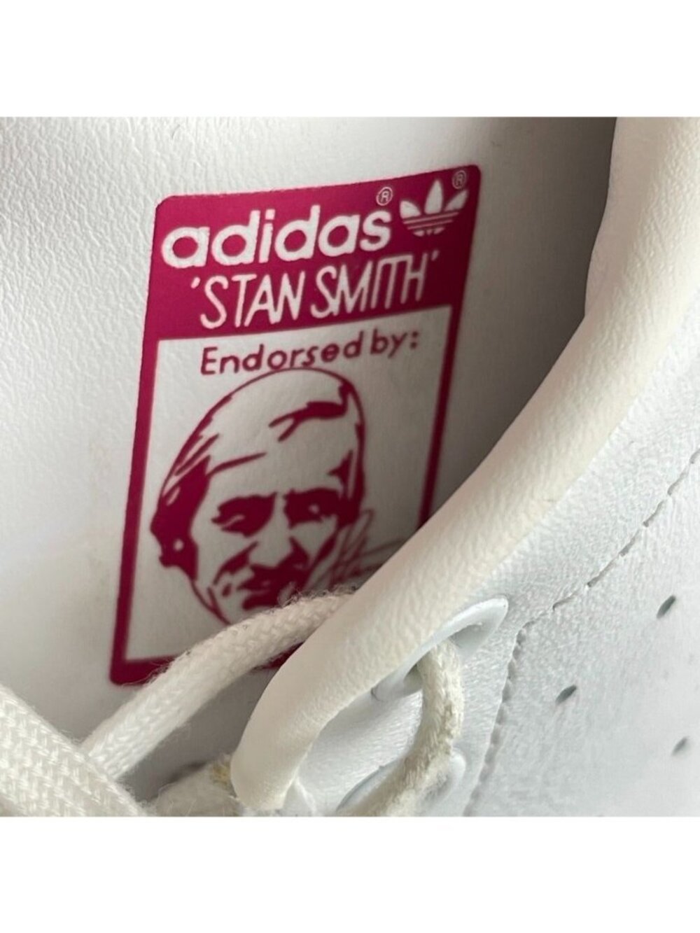 Adidas Stan Smith Ortholite Unisex White/Red Sneakers Size US 7M 8.5W - Picture 10 of 13